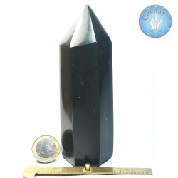 Grande Ponta de Turmalina Negra Polida - Cristal-en-vie.com