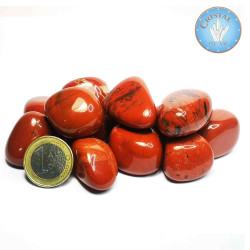 Jaspe Vermelho, Pedra natural rolada – Cristal-en-vie.com