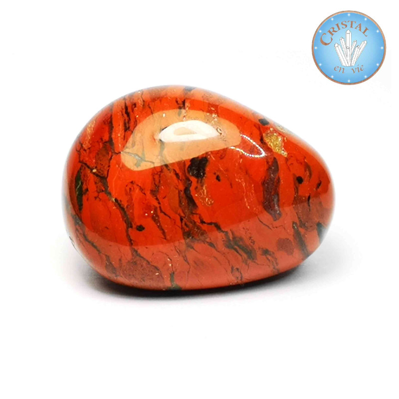 Jaspe Rouge, Pierre naturelle roulée - Cristal-en-vie.com