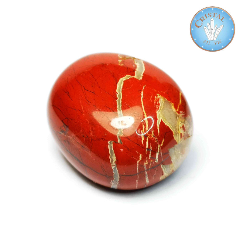 Jaspe Rojo, Piedra natural rodada – Cristal-en-vie.com
