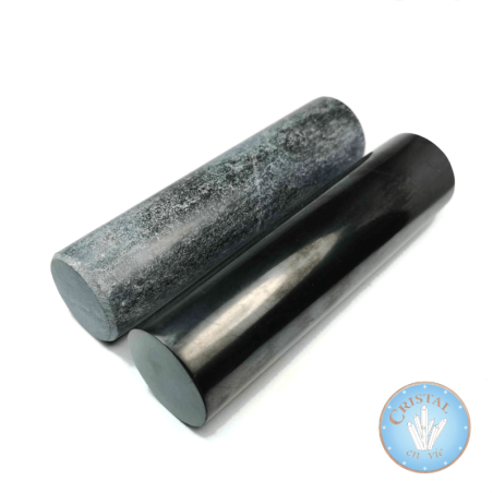 Harmonisierende Stäbe - Zylinder aus Schungit und Speckstein