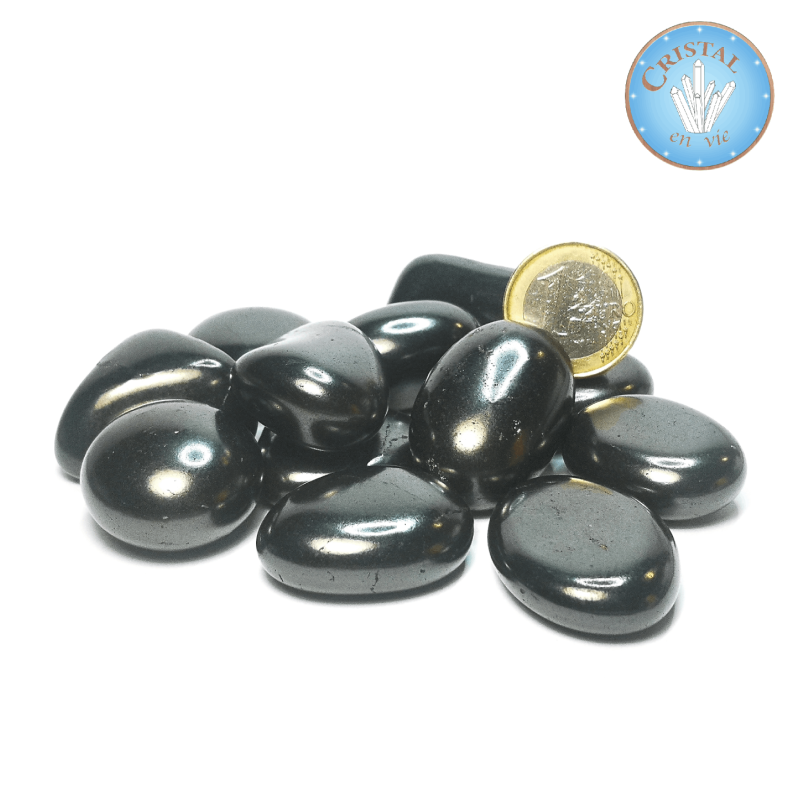 SHUNGITE in Pietra Burattata dalla Russia - Cristal-en-vie.com