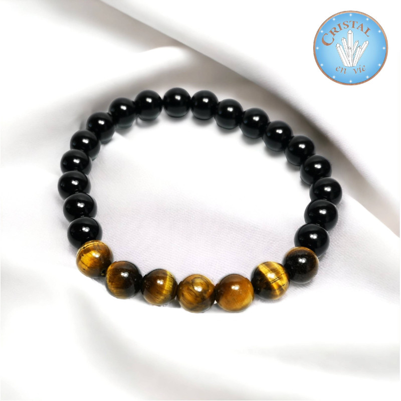 Online-Shop : Tigerauge und Schwarzer Obsidian fur man