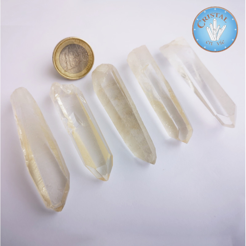 Pointes de Quartz ( Cristal de Roche ), Pierres brutes - Taille 2