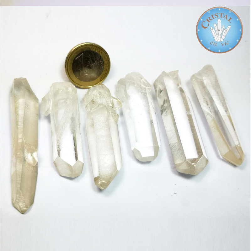 Tienda : Punta de CUARZO - Cristal de Roca, Piedra natural incolora