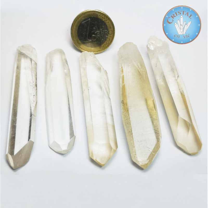 Pointes de Quartz ( Cristal de Roche ), Pierres brutes - Taille 2