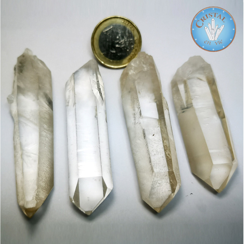 Boutique : Pointe de QUARTZ - Cristal de Roche, Pierre naturelle incolore