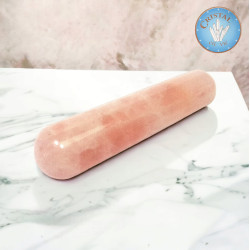 Loja: Bastão e rolo de massagem em QUARTZO ROSA