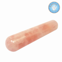 Loja: Bastão e rolo de massagem em QUARTZO ROSA