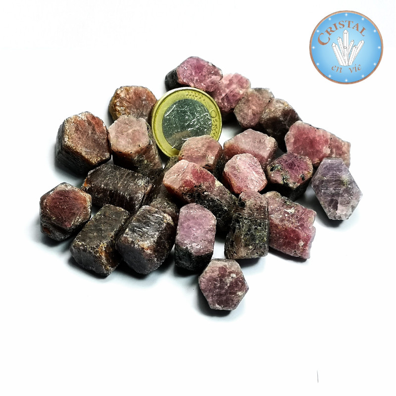 Boutique : RUBIS - Pierre roulée naturelle d'Inde de couleur rouge