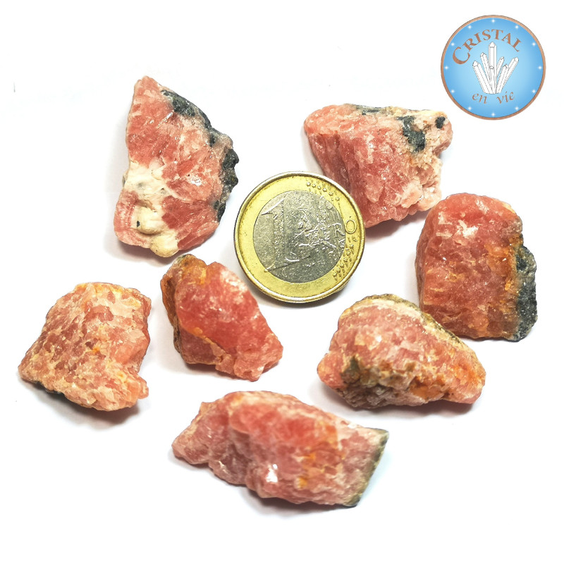 Online-Shop : RHODOCROSIT - Natürlich roher kristallisierter rosa Stein