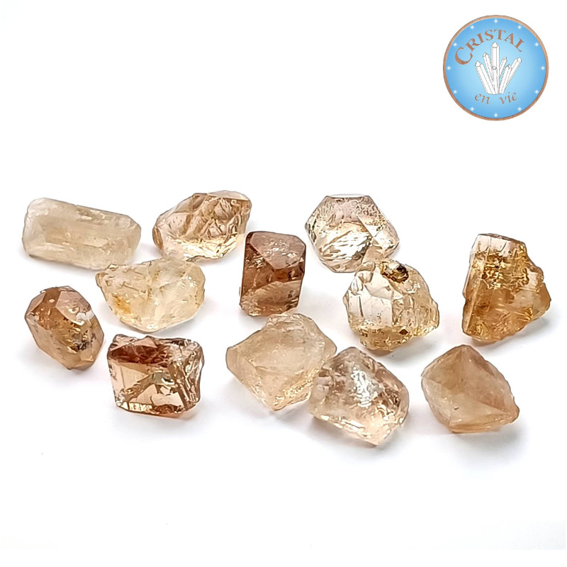 Topacio Imperial - Piedra naranja del valle de Skardu en Pakistán