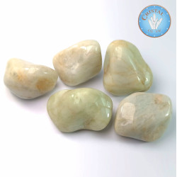 Loja: ÁGUA-MARINHA - Pedra Rolada Natural de cor verde claro