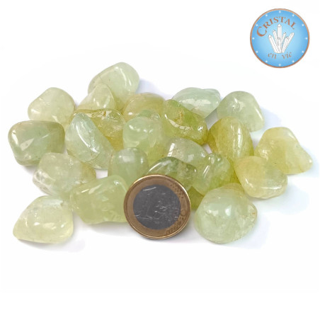 Aigue Marine - Pierre roulée naturelle translucide - Qualité AA - Couleur vert d'eau - Lithothérapie