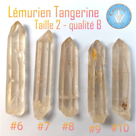 Winkel: Lemurisch Tangerine Kwarts - Lemurisch Kristal, natuurlijke punt