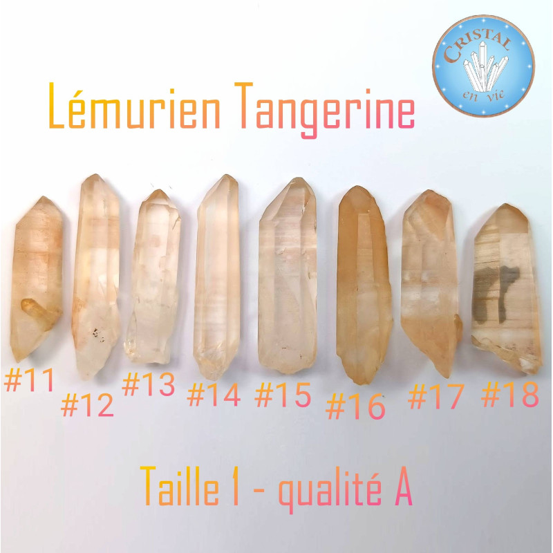 Winkel: Lemurisch Tangerine Kwarts - Lemurisch Kristal, natuurlijke punt