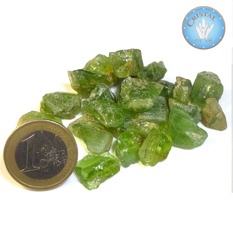 Péridot - Olivine - Pierres brutes