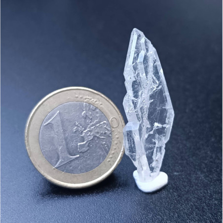 Cristal âme dit Faden Quartz - Quartz âme lamellaire - Pierre brute naturelle de Skardu, au Pakistan - Pièce unique !