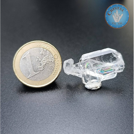 Cristal âme dit Faden Quartz - Quartz âme lamellaire - Pierre brute naturelle de Skardu, au Pakistan - Pièce unique !