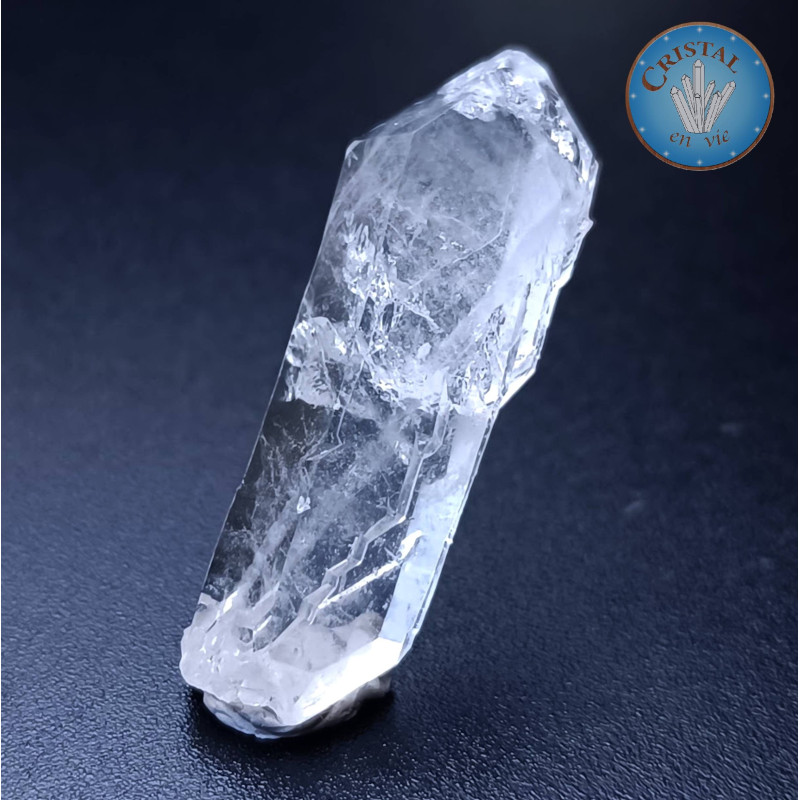 Cristal âme dit Faden Quartz - Quartz âme lamellaire - Pierre brute naturelle de Skardu, au Pakistan - Pièce unique !