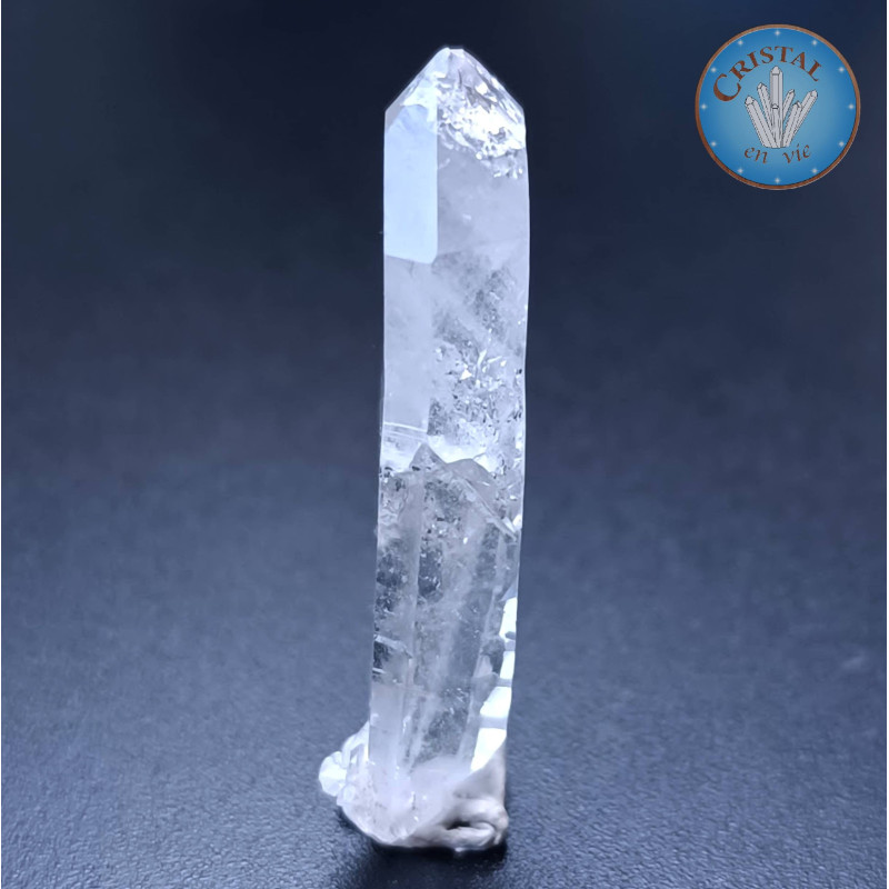 Cristal âme dit Faden Quartz - Quartz âme lamellaire - Pierre brute naturelle de Skardu, au Pakistan - Pièce unique !