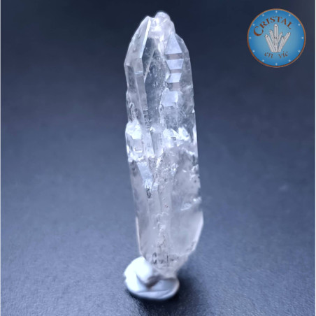 Cristal âme dit Faden Quartz - Quartz âme lamellaire - Pierre brute naturelle de Skardu, au Pakistan - Pièce unique !