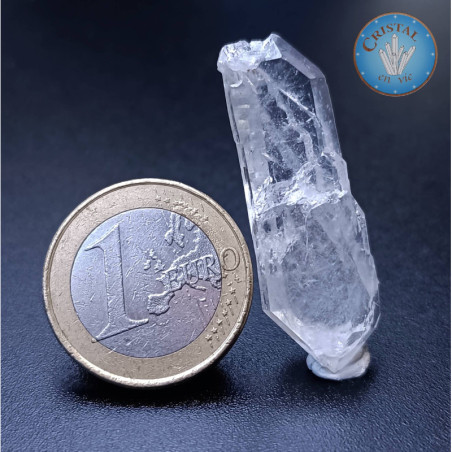 Cristal âme dit Faden Quartz - Quartz âme lamellaire - Pierre brute naturelle de Skardu, au Pakistan - Pièce unique !