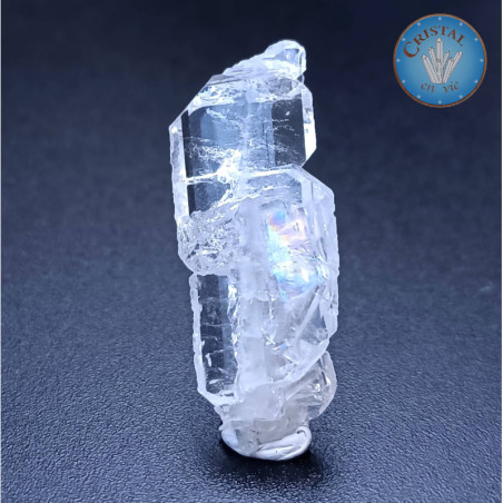 Cristal âme dit Faden Quartz - Quartz âme lamellaire - Pierre brute naturelle de Skardu, au Pakistan - Pièce unique !