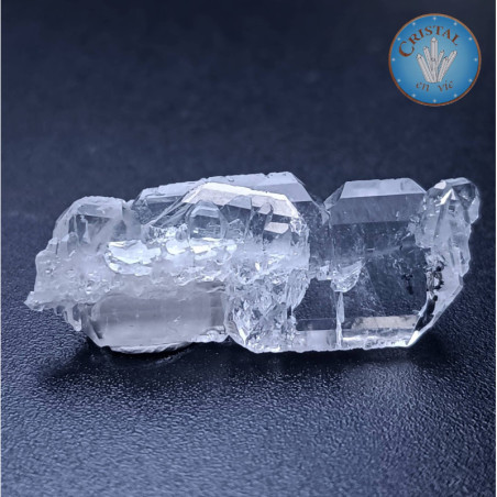 Cristal âme dit Faden Quartz - Quartz âme lamellaire - Pierre brute naturelle de Skardu, au Pakistan - Pièce unique !