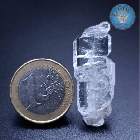 Cristal âme dit Faden Quartz - Quartz âme lamellaire - Pierre brute naturelle de Skardu, au Pakistan - Pièce unique !