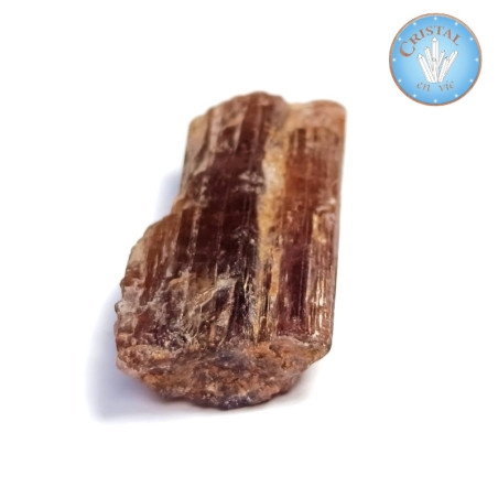 Rubellite - Tourmaline rose - Pierre naturelle brute couleur rouge ou rose de Chine