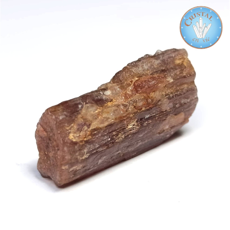 Rubellite - Tourmaline rose - Pierre naturelle brute couleur rouge ou rose de Chine