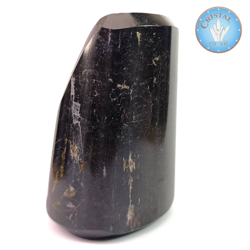 Tourmaline noire polie - Pierre naturelle
