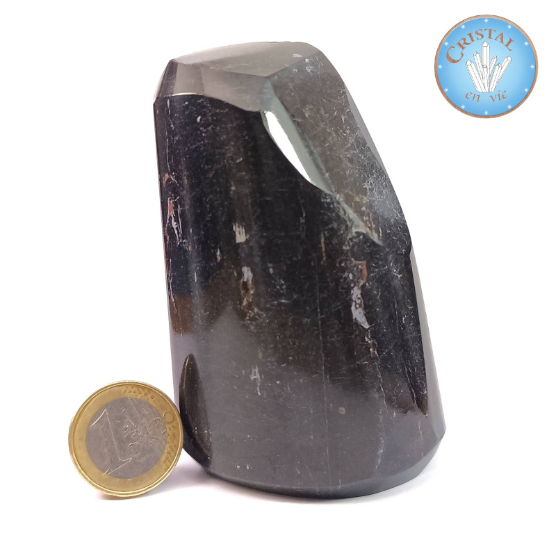 Online-Shop : SCHWARZE TOURMALIN (Schorl), Polierter Stein