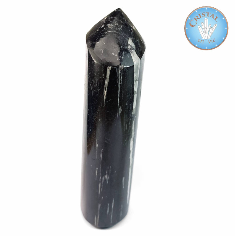 Tourmaline noire polie - Pierre naturelle