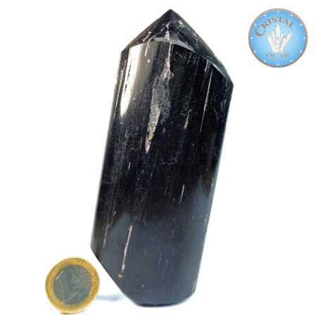 Online-Shop : SCHWARZE TOURMALIN (Schorl), Polierter Stein