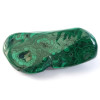 Malachite, Pierre naturelle polie de Zambie.