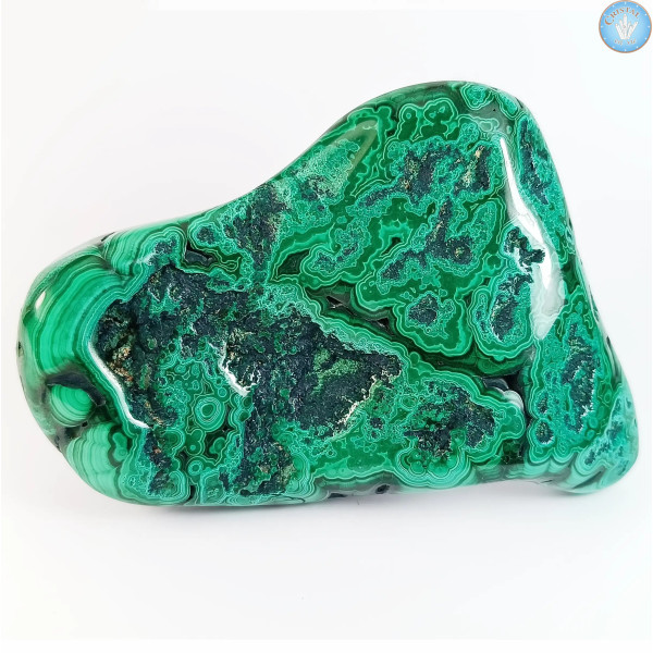 MALACHITE, Pezzo unico, Pietra naturale levigata n° 2 – Cristal-en-vie.com