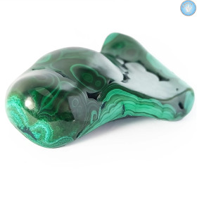 MALAQUITA, Peça única, Pedra natural polida n.º 2 – Cristal-en-vie.com