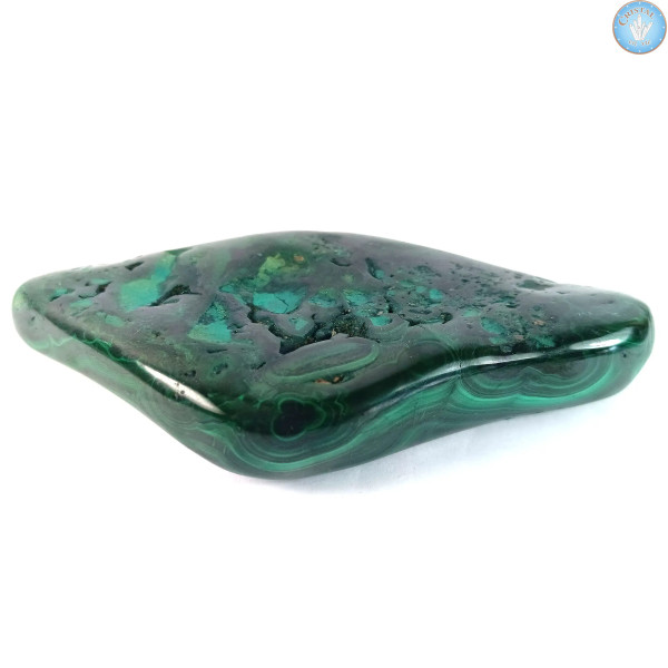MALACHITE, Unique piece, Polished natural stone – Cristal-en-vie.com