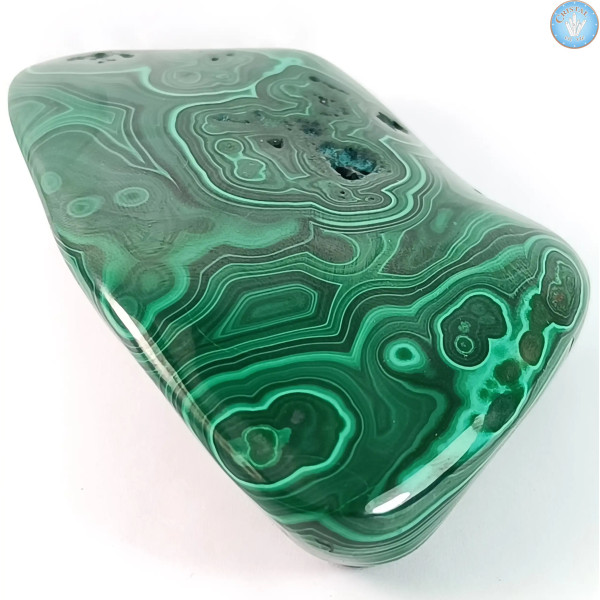 MALACHITE, Pieza única, Piedra natural pulida - cristal-en-vie.com