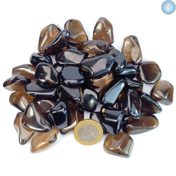 Quartz Fumé - Pierre roulée en vente sur notre Boutique en ligne