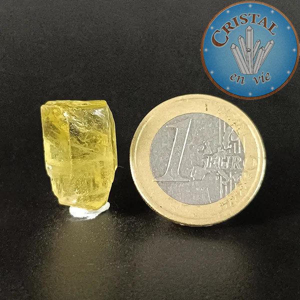 Heliodoro Berilo amarillo, Piedra en bruto n.º 3