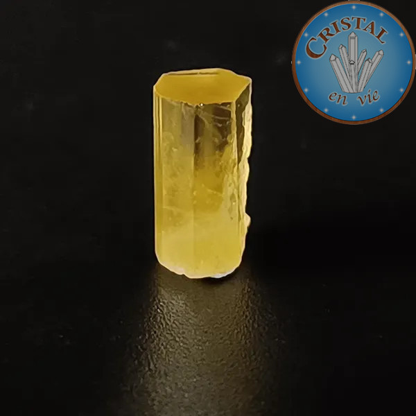 Heliodor Yellow Beryl No. 6, natural stone - cristal-en-vie.com