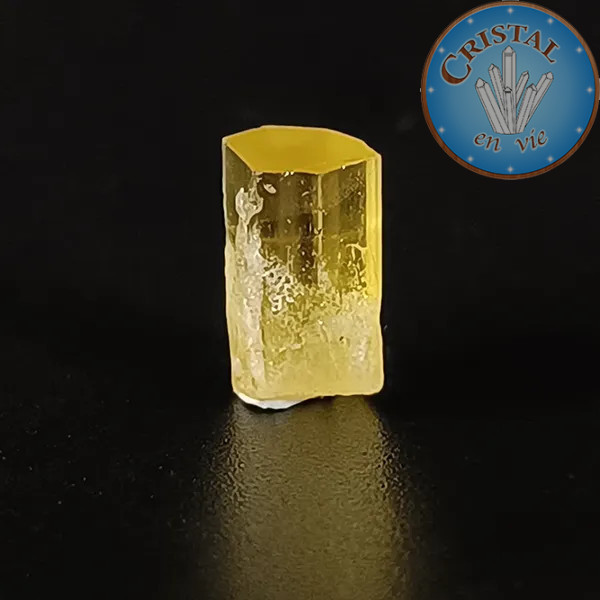 Heliodor Yellow Beryl No. 6, natural stone - cristal-en-vie.com