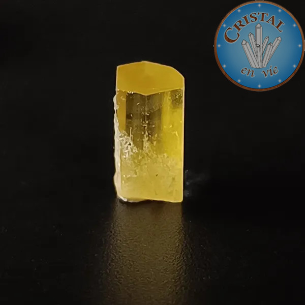 Heliodoro Berilo amarillo n.º 6, piedra natural - cristal-en-vie.com
