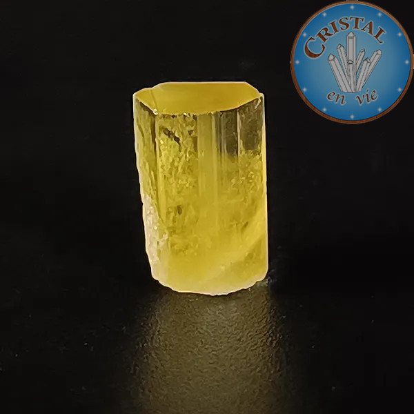 Heliodoro Berilo amarillo n.º 6, piedra natural - cristal-en-vie.com