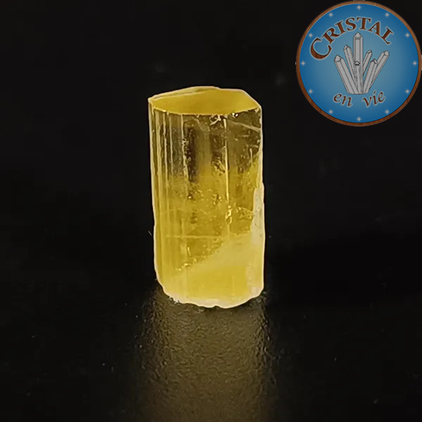Heliodoro Berilo amarillo n.º 6, piedra natural - cristal-en-vie.com