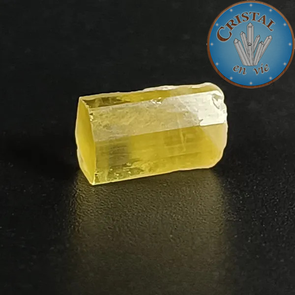 Heliodoro Berilo amarillo n.º 6, piedra natural - cristal-en-vie.com