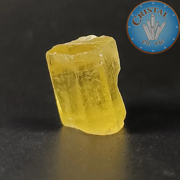 Heliodor Yellow Beryl No. 7, natural stone - cristal-en-vie.com